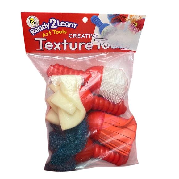 READY 2 LEARN Textured Art Tools - Set 1- 4 toys- Fidget Sensory Calming Autism - Picture 1 of 10
